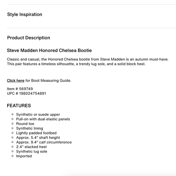 Steve Madden Honored Chelsea Bootie in Black - Picture 8 of 8